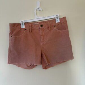 Carve Designs Corduroy Frayed Hem Shorts